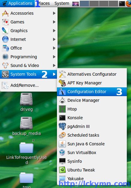 Open the Configuration Editor